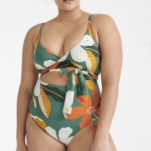 Knix Wrap One Piece Swimsuit Swim XXXXL+ 4X
